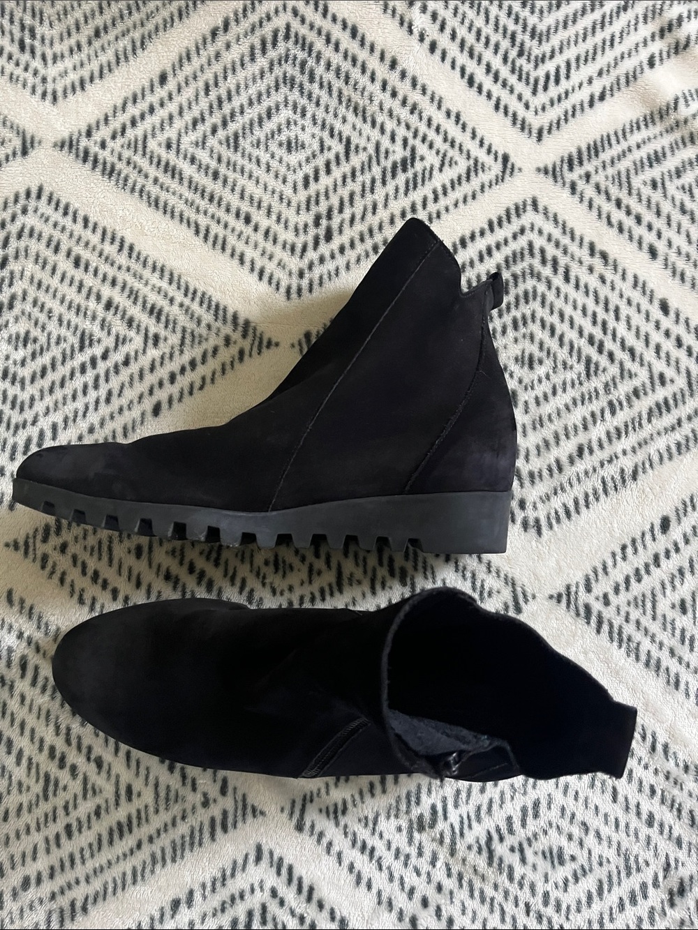 Amazing Arche Lomage Suede Black Ankle Boots 41 9.5 - Picture 2 of 9